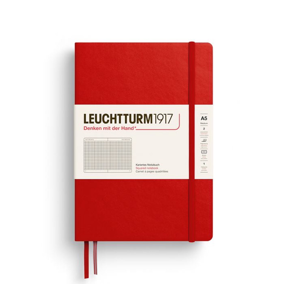 Leuchtturm1917 Notebook Cherry Squared
