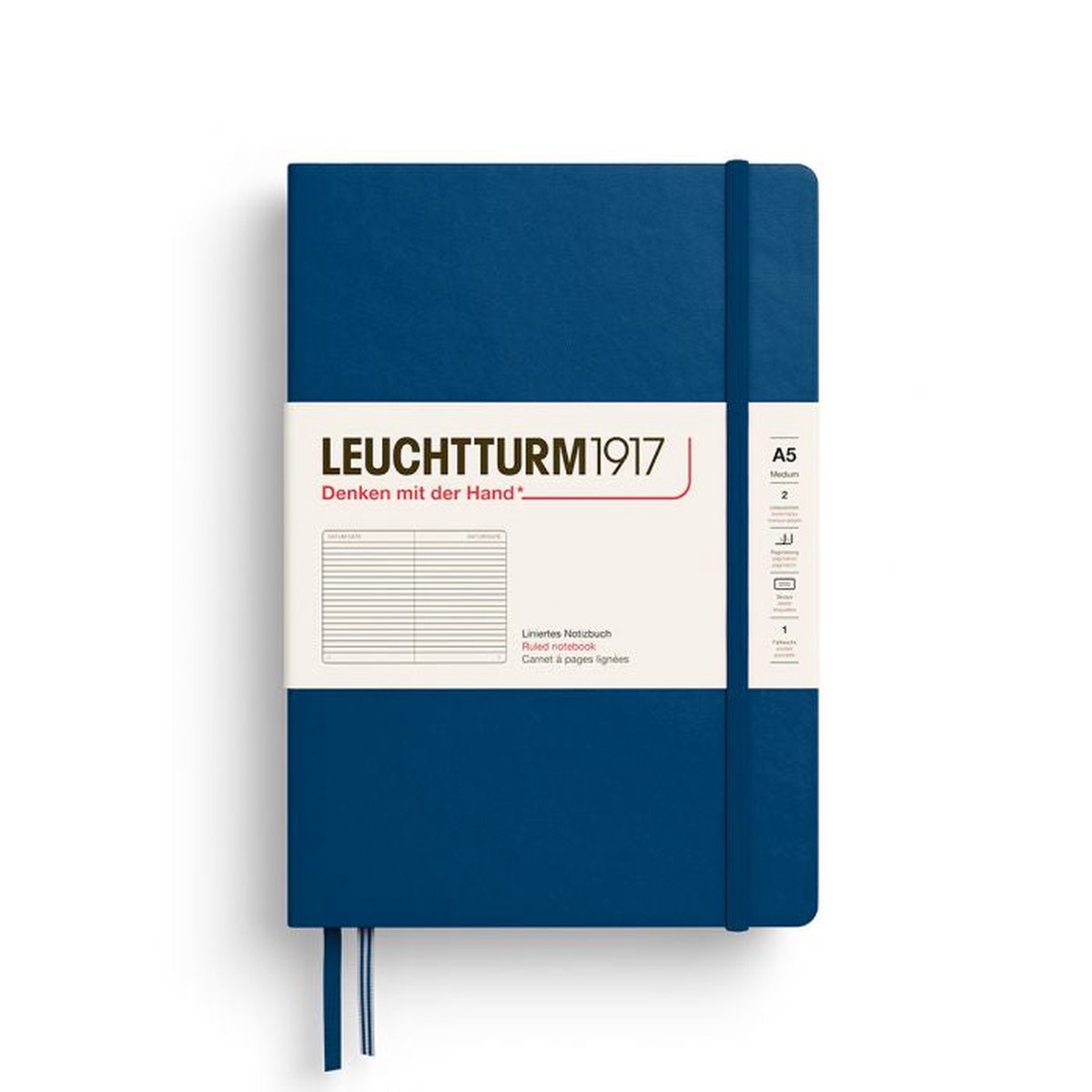 Leuchtturm1917 Notebook Indigo Ruled