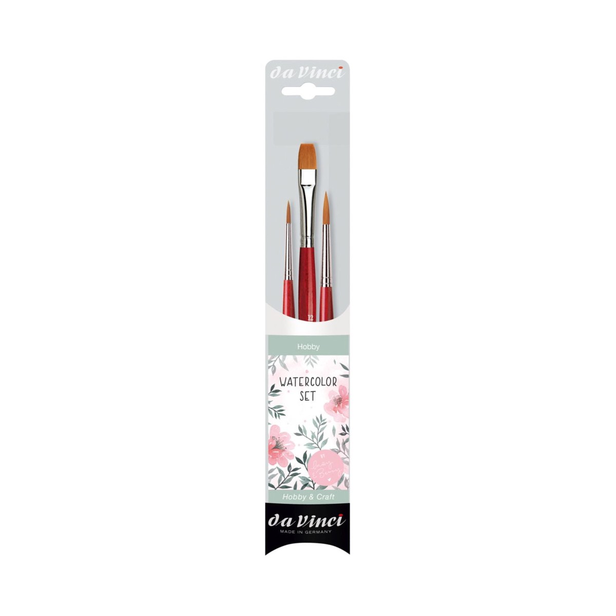 da Vinci WATERCOLOUR BRUSH Set 3