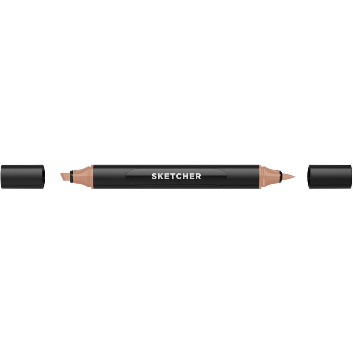MOLOTOW SKETCHER MARKER BRUSH + CHISEL MAHOGANY