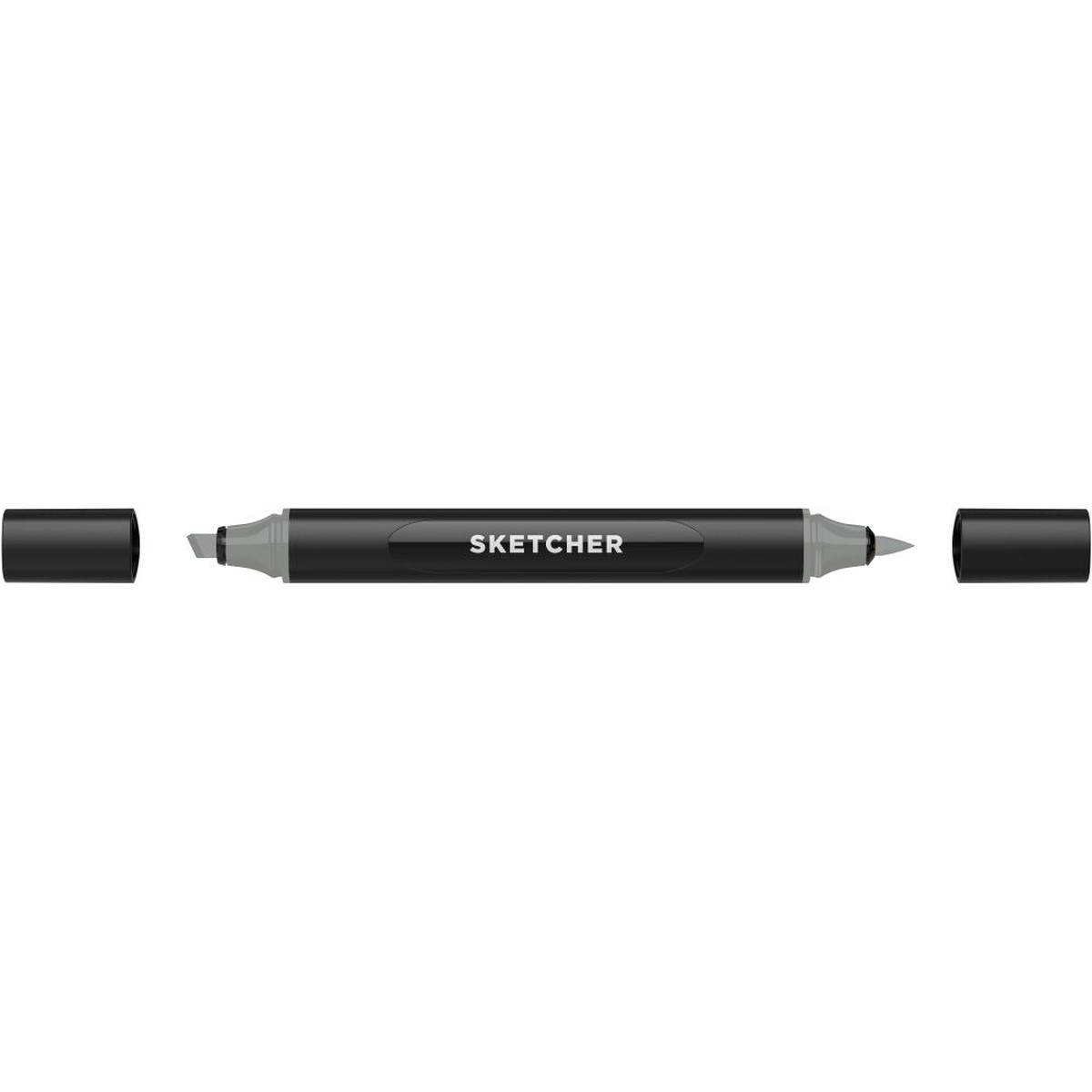 MOLOTOW SKETCHER MARKER BRUSH + CHISEL NEUTRAL GREY 3