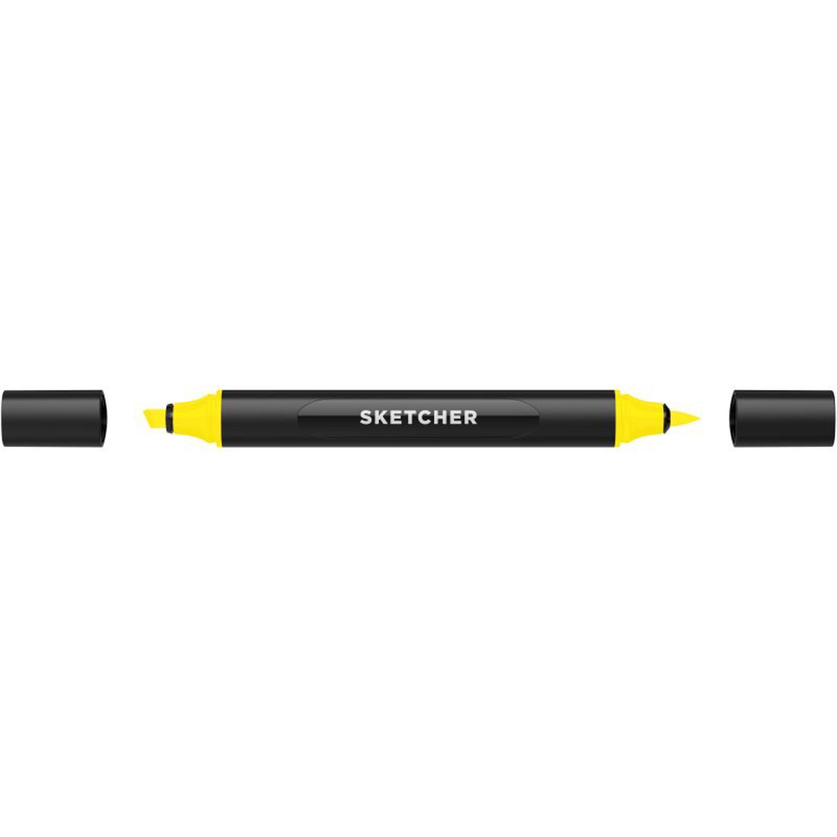 MOLOTOW SKETCHER MARKER BRUSH + CHISEL YELLOW