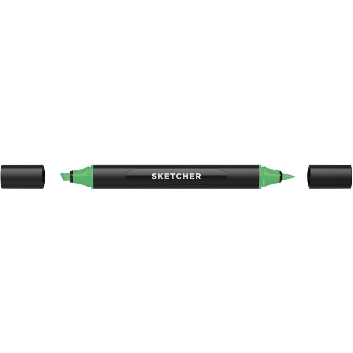 MOLOTOW SKETCHER MARKER BRUSH + CHISEL LEAF GREEN