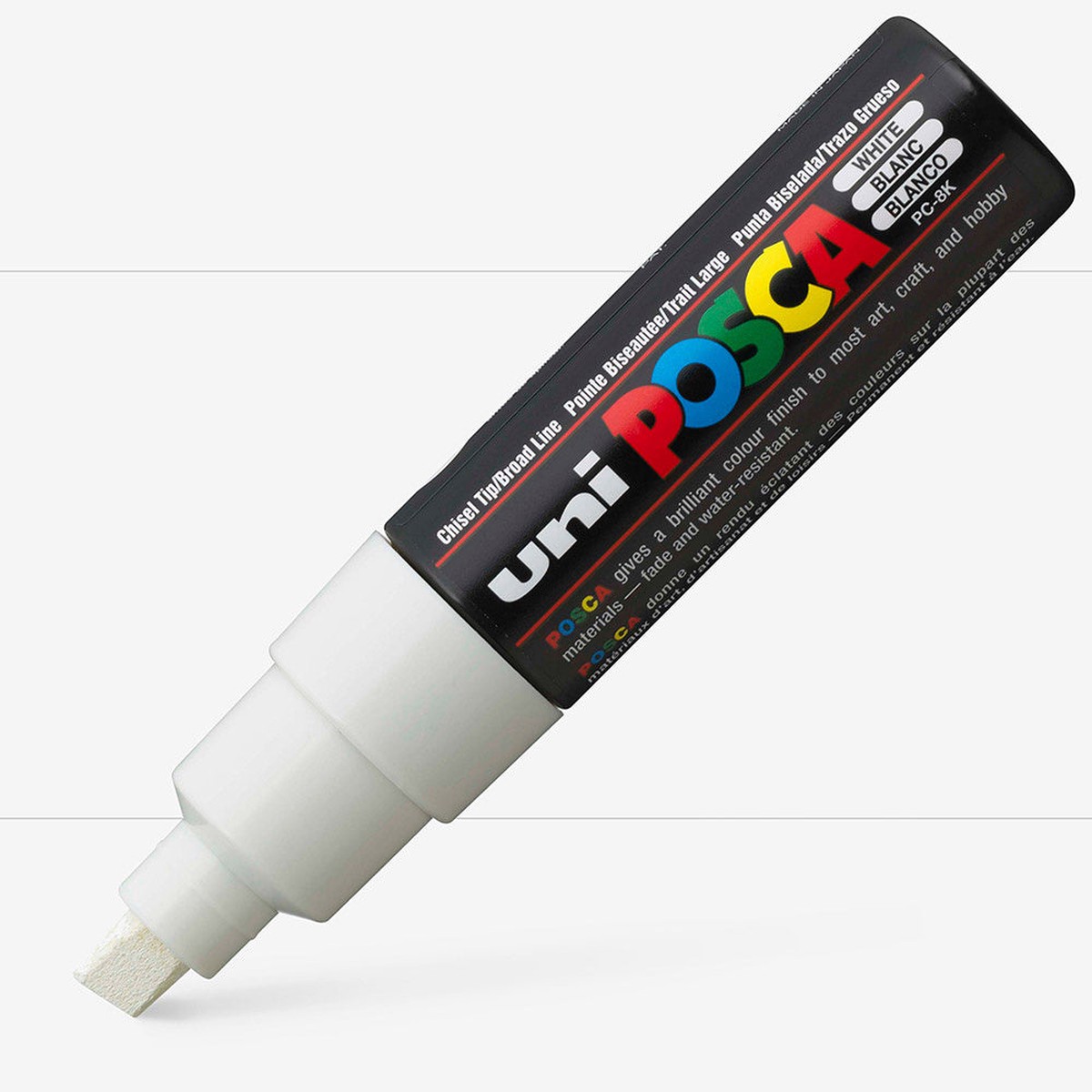 Posca Bold Chisel Tip Marker White