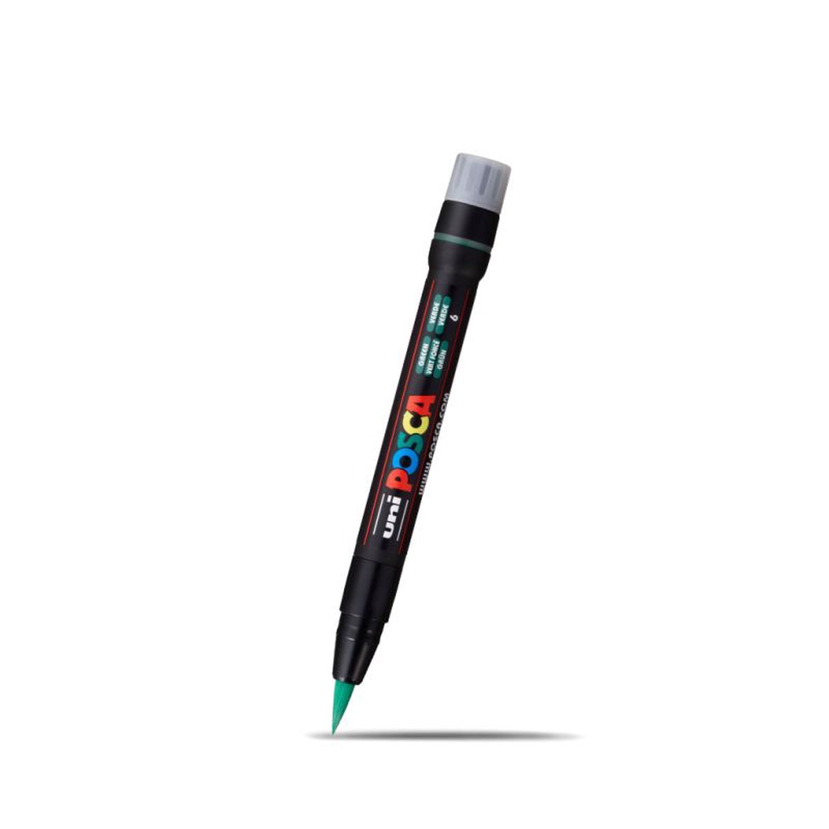 Posca Brush Tip Marker Green