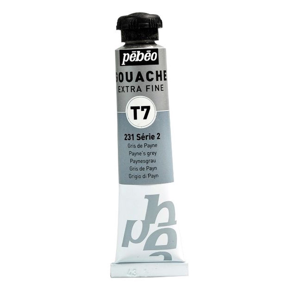 Pebeo T7 Gouache Paint Paynes Grey