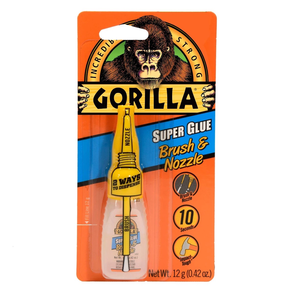Gorilla Super Glue Brush & Nozzle