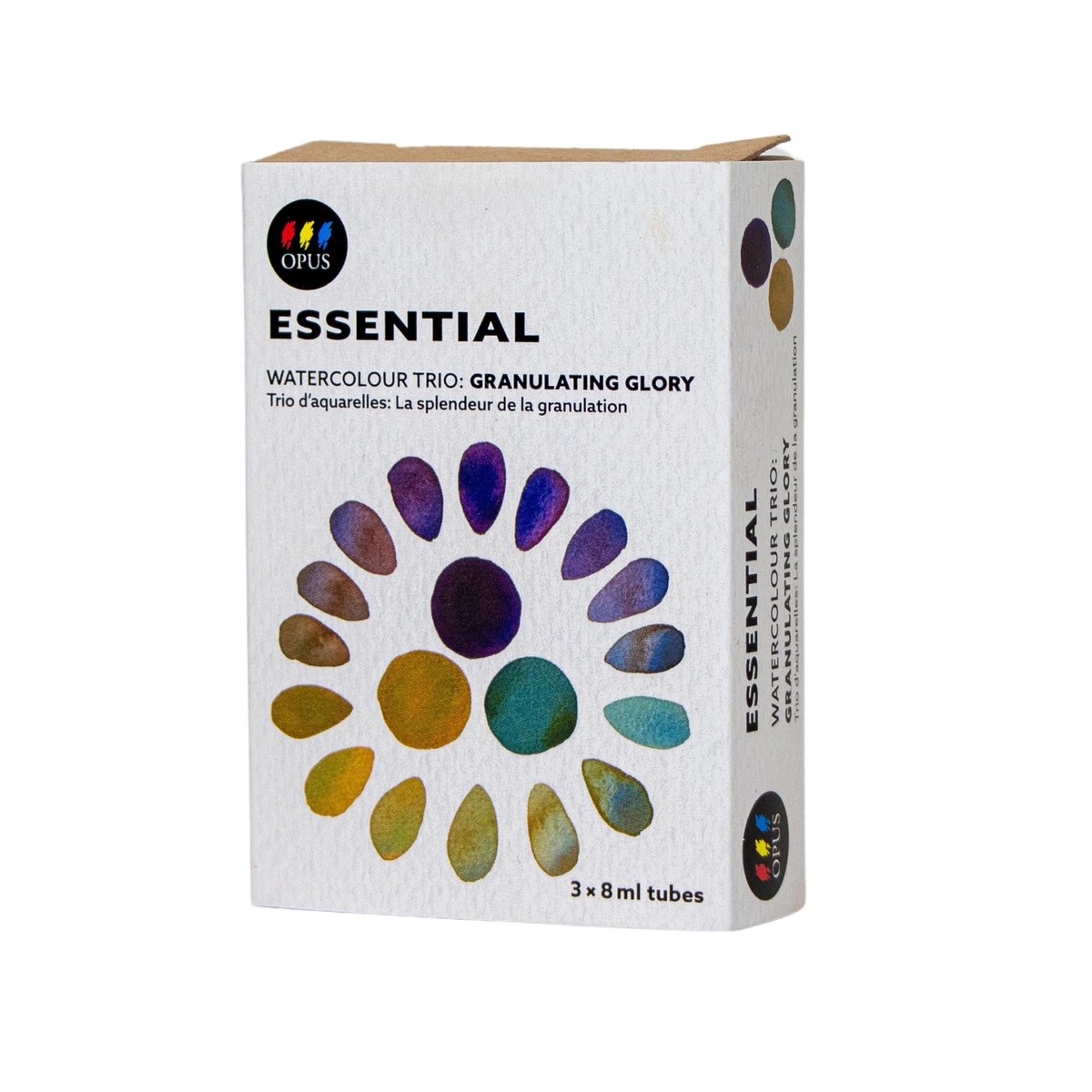 Opus Essential Watercolour Trio - Granulating Glory