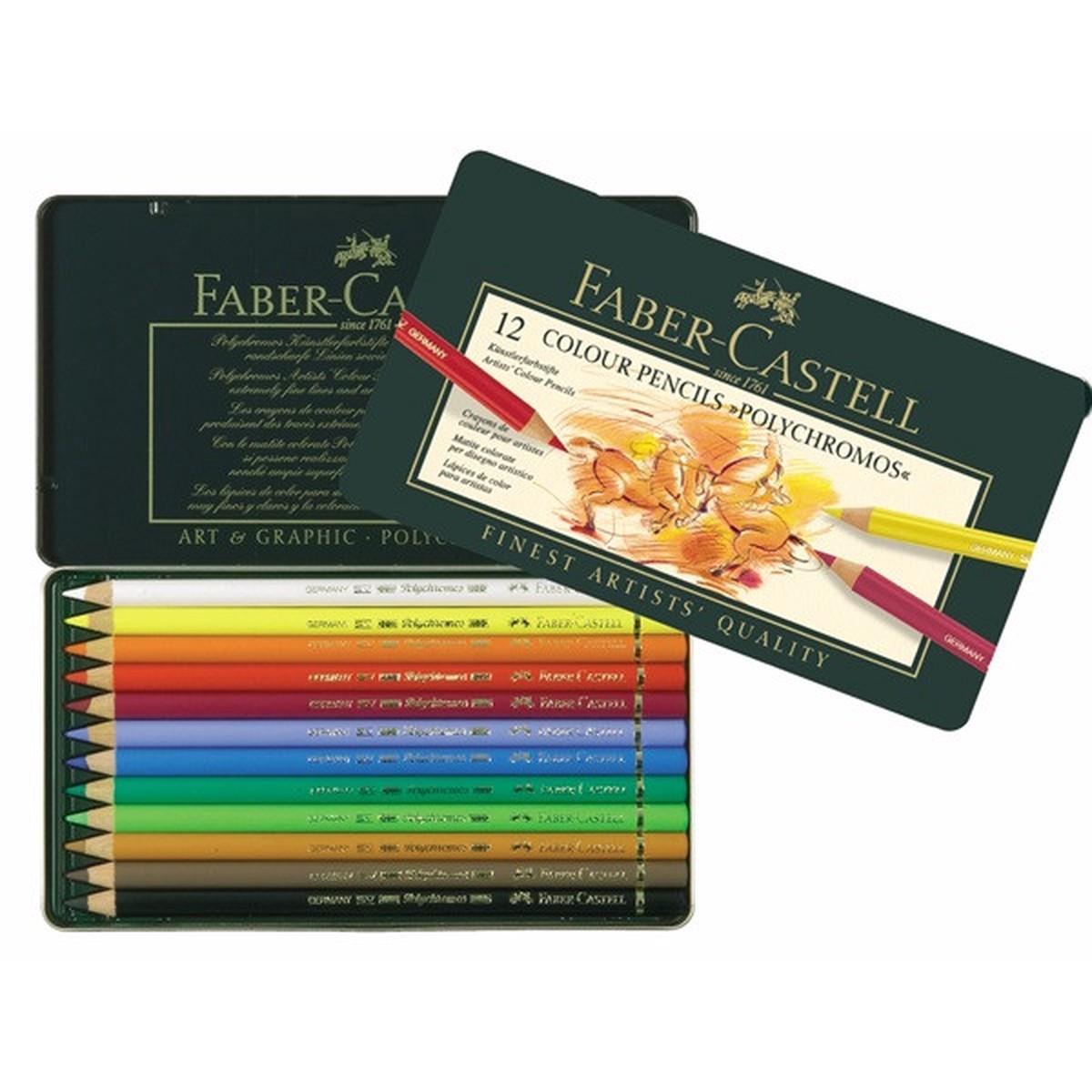 Polychromos Pencil 12pc Set