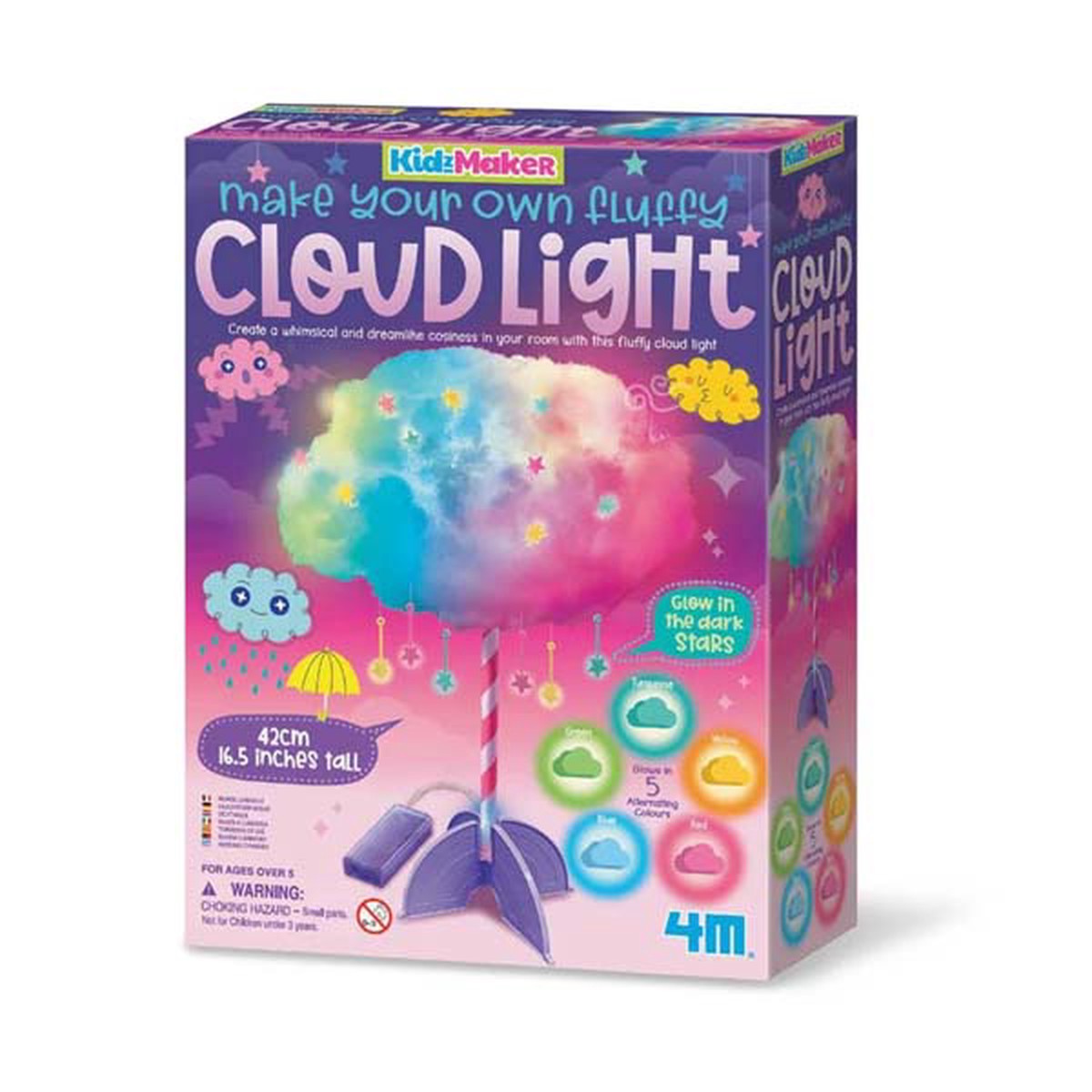 4M KidzMaker Make Your Own Fluffy Cloud Light