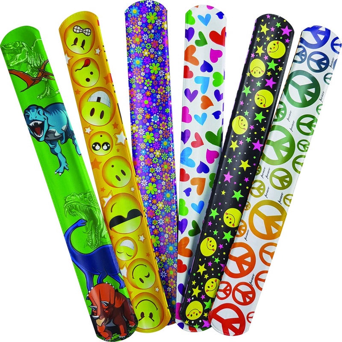 Favour Slap Bands 6 Pack