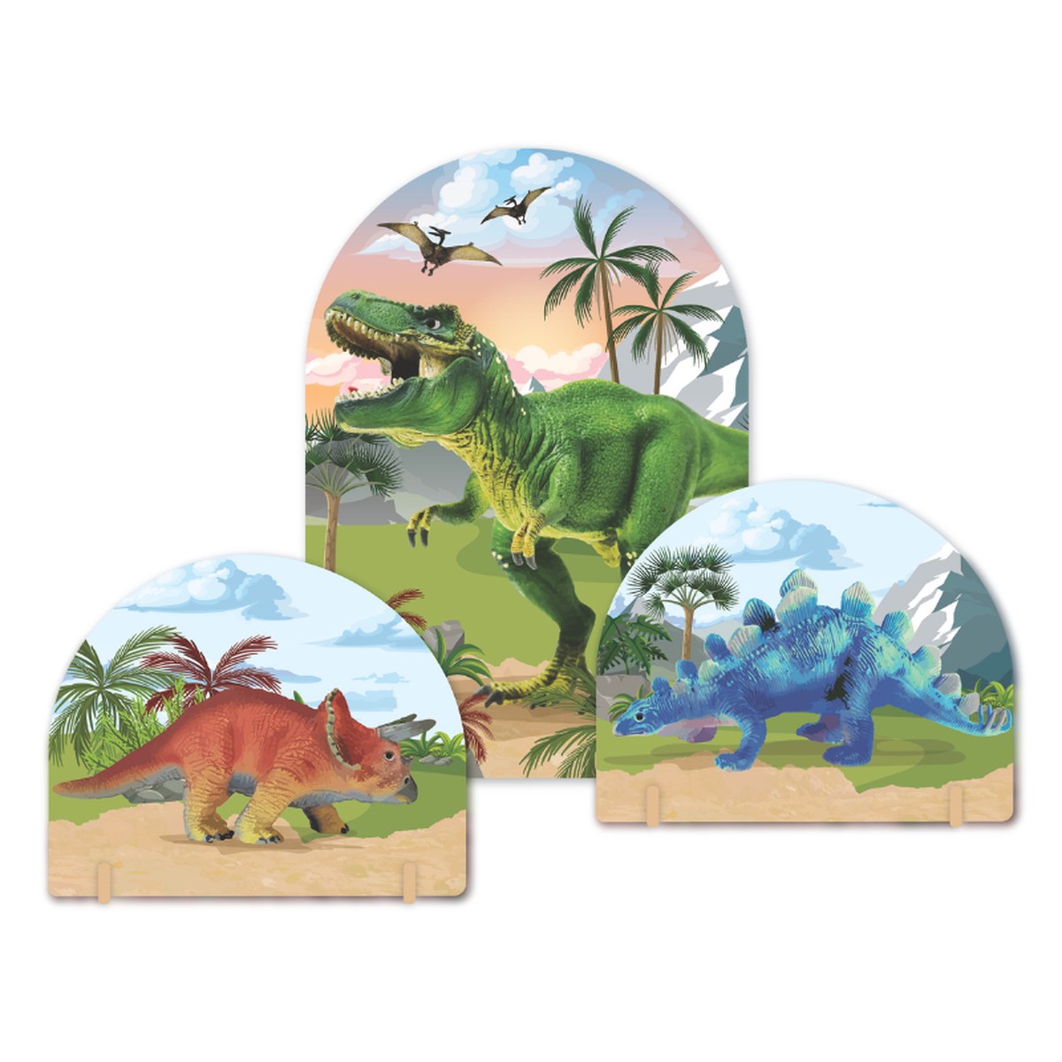 Table Decoration 3 Pack – Dinosaur