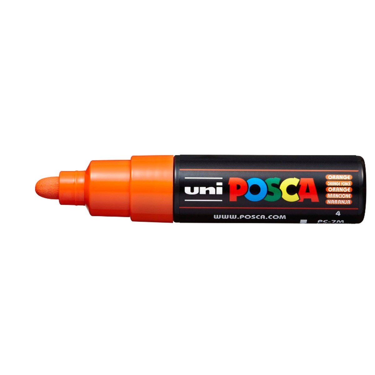 Posca PC 7M Bold Bullet Tip Paint Marker, Orange