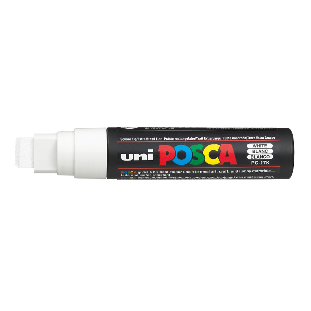 Posca PC17K Broad Chisel Tip Paint Marker, White