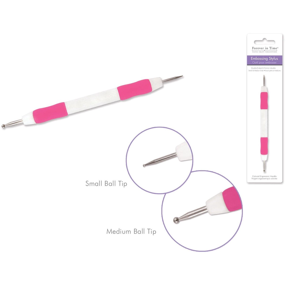 MultiCraft Double-Ended Embossing Stylus-Small & Medium