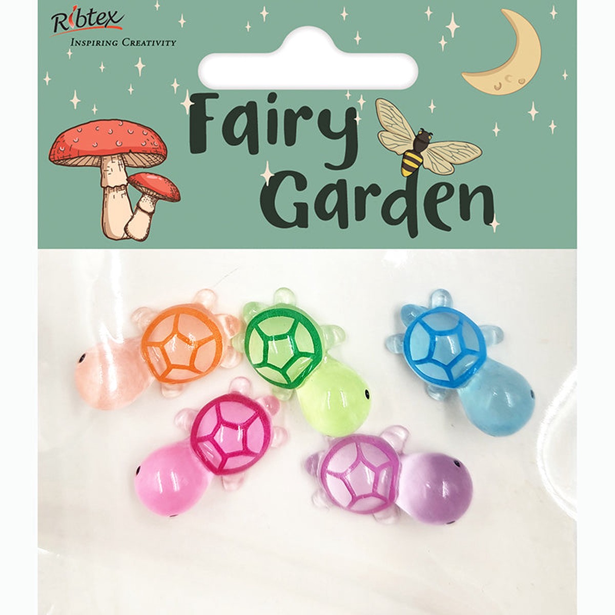 Fairy Garden Mini Resin Turtle Small, 5pc