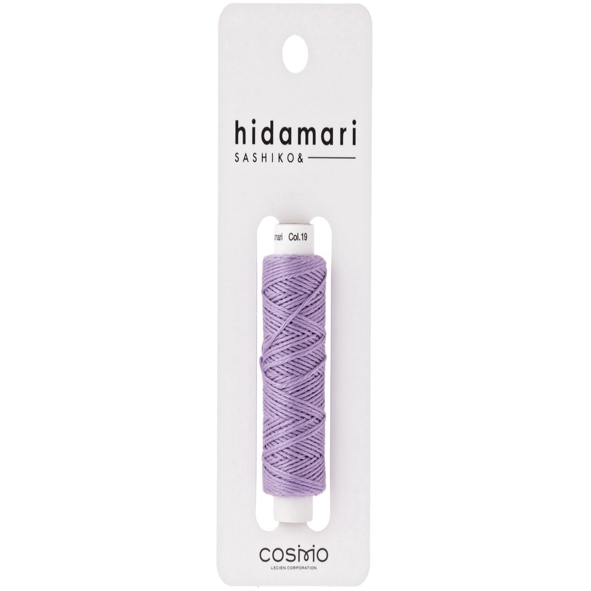 Hidamari Sashiko Thread, #019 Lavender