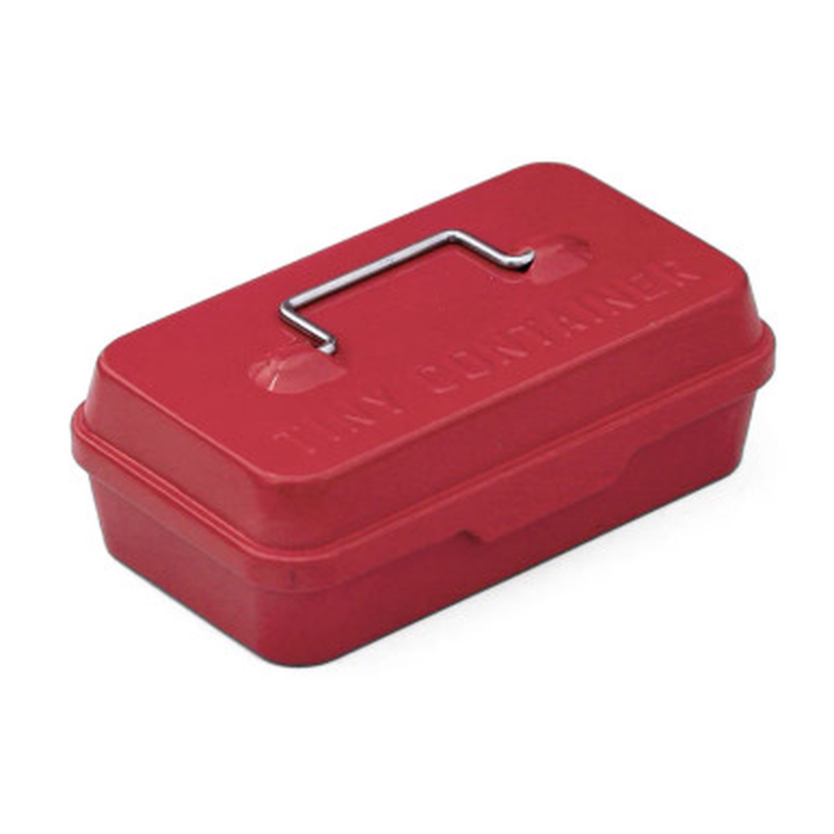 Hightide Tiny Container Metal Box 4×2.5″ Red