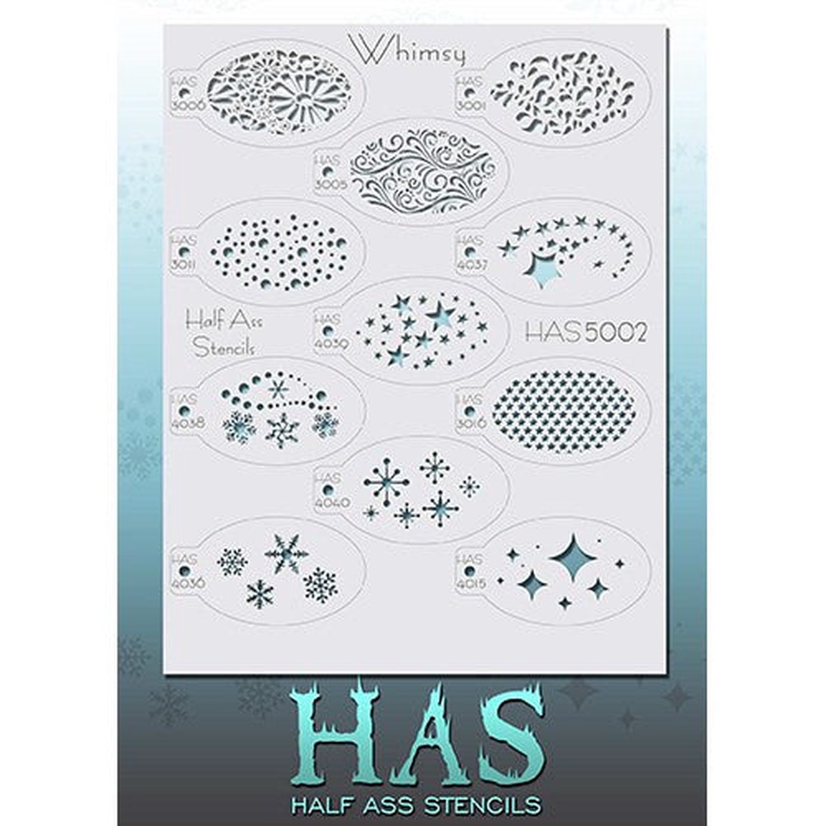Half Ass Stencils (Whimsy – HAS5002)