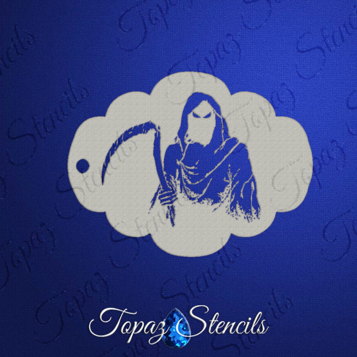 Topaz Stencil – Grim Reaper